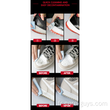 Produits liquides de nettoyage de baskets Laispoies de nettoyage de chaussures